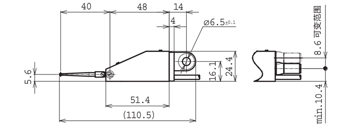 西鐵城電子比測量表產(chǎn)品尺寸.png